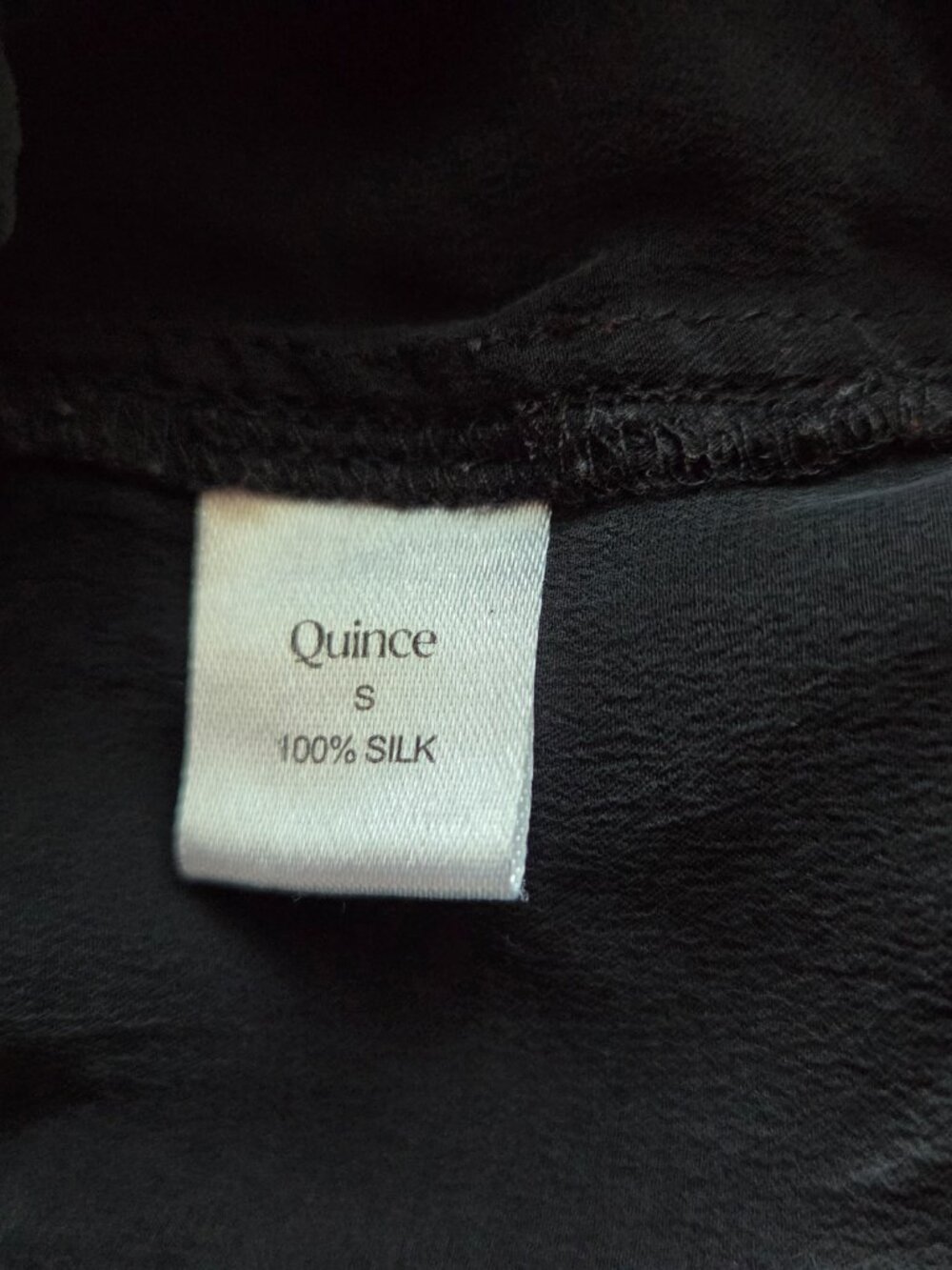 Quince Washable 100% Silk Pajama Pants Size S Black Breezy Flowy Sustainable - Picture 10 of 12